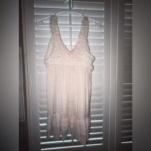 White dress/ cover up